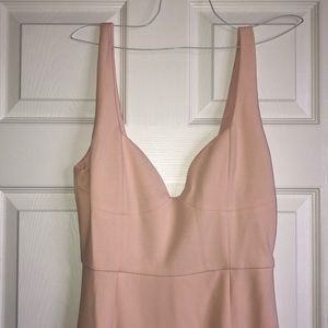 Champagne High Slit Maxi Dress